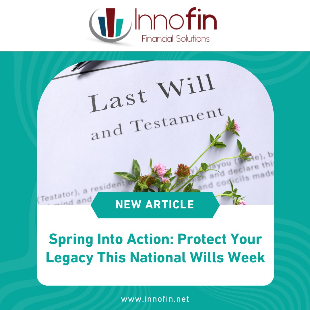 Spring is the perfect time for a fresh start—including your financial legacy.

South Africa’s National Wills Week takes place from 14–18 September 2026, offering an important reminder to create or review your will.

A valid, up-to-date will helps ensure that your wishes are clearly recorded, your loved ones are considered and the different parts of your financial plan work together.

Already have a will? Major life changes—such as marriage, divorce, a new child, buying property or changes to your finances—may mean it is time for an update.

Read our latest article to discover why your will is about more than distributing your assets. It is an important act of care for the people you love.

🔗 Read the full article: https://innofin.net/2026/09/03/spring-into-action-protect-your-legacy-this-national-wills-week/

Plant the seeds of a lasting legacy today.

#NationalWillsWeek #WillsWeek2026 #WillsAndEstates #EstatePlanning #FinancialPlanning #ProtectYourLegacy #PlanForTheFuture #InnofinFinancialSolutions #SouthAfrica
