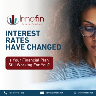 Interest rates have changed again. Is your financial plan still working for you?

The South African Reserve Bank has raised the policy rate to 7.25%. If you’re paying off debt, saving or investing, now is a good time to look at how your money is working together.

A rate change doesn’t mean you need to make a rushed decision. It means you have a reason to check whether your monthly commitments, savings goals and investments still fit your circumstances.

At Innofin Financial Solutions, we can help you look at the bigger picture and plan with confidence.

Get in touch to arrange a financial planning review.

+27 975 1225
admin@innofin.net | www.innofin.net
Suite 1, Canal Edge Four Fountain Road Tyger Waterfront, 7530

Innofin Financial Solutions (Pty) Ltd
Reg No. 2017/300666/07 | VAT 4950185746
Authorised Financial Service Providers by FCSA License No. 7542

#InnofinFinancialSolutions #FinancialPlanning #InvestmentPlanning #SouthAfrica