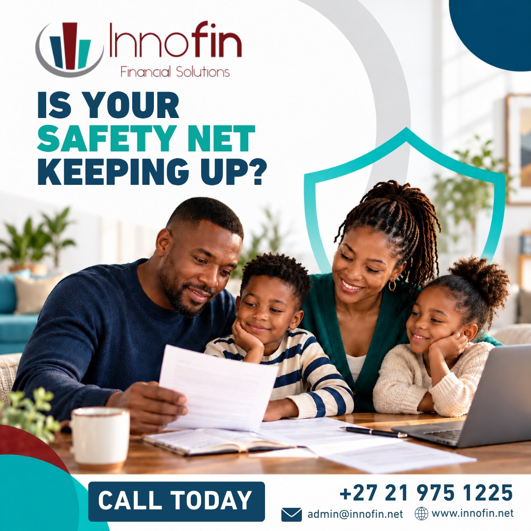 Your budget may have changed. Has your financial safety net kept up?
South Africaโs annual inflation rate reached 4.4% in August. For many households, everyday costs are putting more pressure on the amount left for saving and protection.
This is a good moment to ask: Do I have enough set aside for an emergency? Does my insurance still reflect what I own and what my family depends on? Can I comfortably maintain my current cover?
Small reviews today can help you make informed choices for the months ahead. Innofin Financial Solutions is here to help you find a practical balance between your budget and your protection needs.
#InnofinFinancialSolutions #FinancialWellbeing #InsuranceReview #PlanAhead